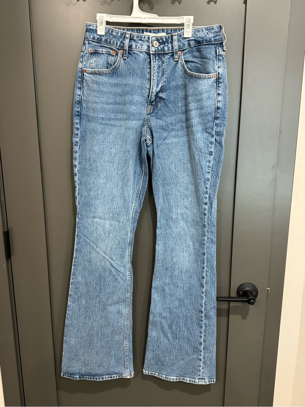 Abercrombie & Fitch Light Blue Flare Jeans